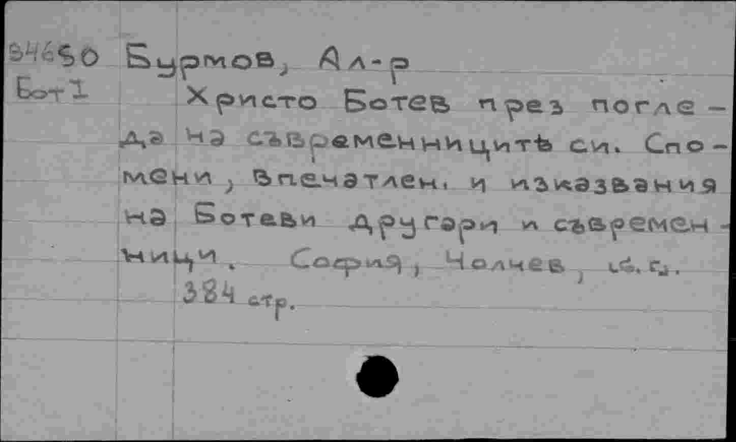 ﻿Христо Вотев преъ после -А1Э нэ -ЪВраме.чнИцитЬ си. Спо-мСни у впе.чэтле»ч( и ^злазвэниз кна Ьотеьи д,р>^га^и *» съаресчен • Уччлц^л € Соер^З) ) Чолчев лЛ»га,
38ч аТр.